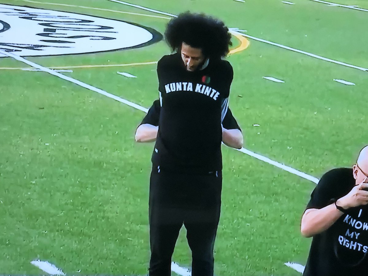 ReignOfApril's tweet image. WE. SEE. YOU. ⁦@Kaepernick7⁩. #StillWithKap