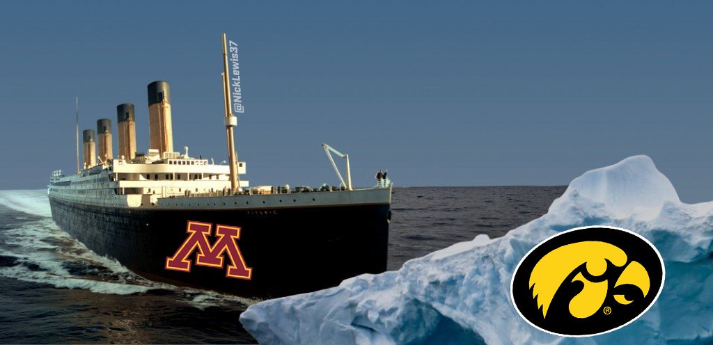 NickLewis37's tweet photo. The boat is in serious trouble. #RTB #Gophers https://t.co/iZAlc0JyVK
