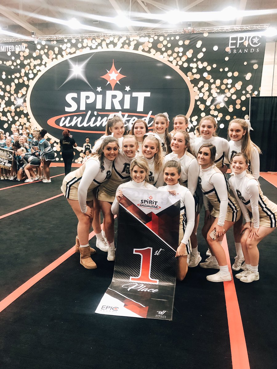 PVI_Cheer's tweet photo. Not our best performance, but we still came out with a 🥇 Perfect scores for school representation and our cheer! #PawsUp #BeAPVIPanther #TeamPVI #PVICheer https://t.co/C8fQCXG9Hk