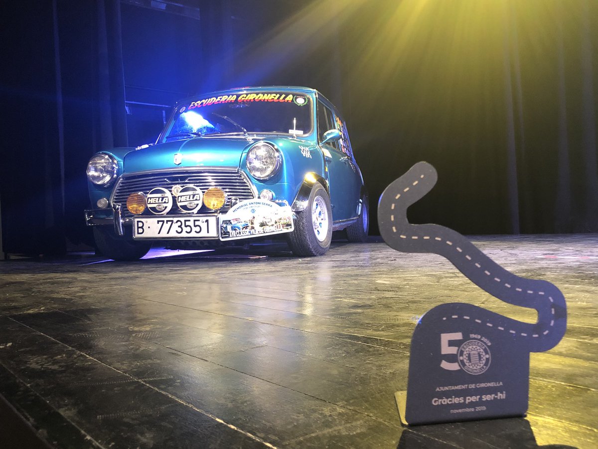 Celebrem 50 anys que els motors rugeixen a #Gironella de la mà de l’Escuderia Gironella. Una entitat referent a casa nostra que amb passió i entusiasme segueix mirant al futur. Per molts i molts anys! 
#Berguedà #terradefuturs