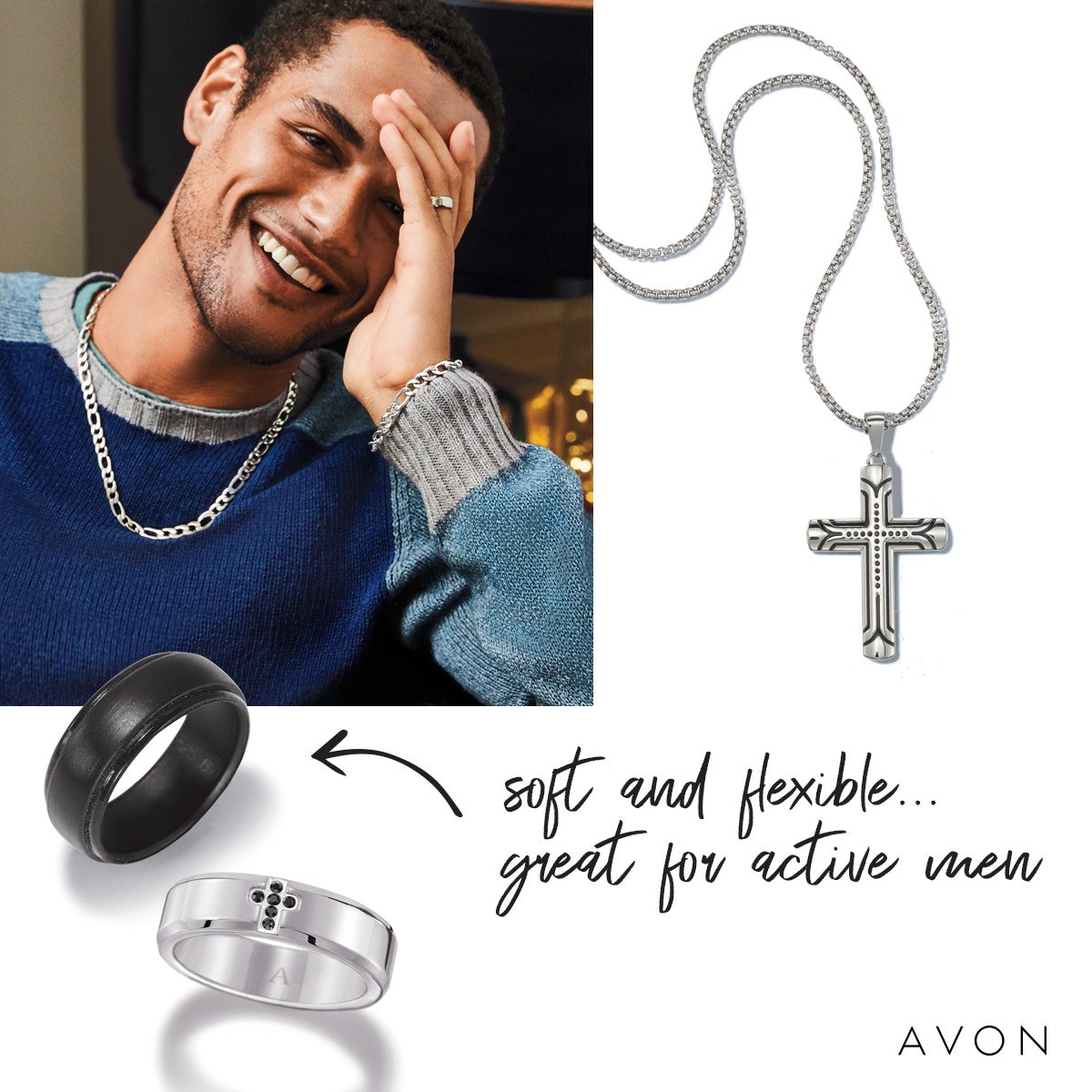 avonbeautygris's tweet image. Soft and flexible, our silicone ring is the perfect style for active men. go.youravon.com/3h9dd6
#siliconering #activemen #mensgifts