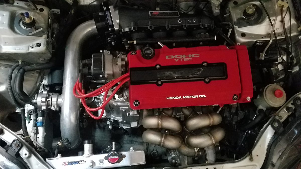BtechP4mance's tweet photo. Lots more @skunk2racing parts as well as new @precisionturbo turbo, wastegate, and blow off valve for civic build. New manifold and valve cover. #btech #btechperformance #honda #civic #bseries #b18c1 #itr #typer #skunk2 #vtec #aem #ktuned #precisionturbo https://t.co/gmMDkkJlF0