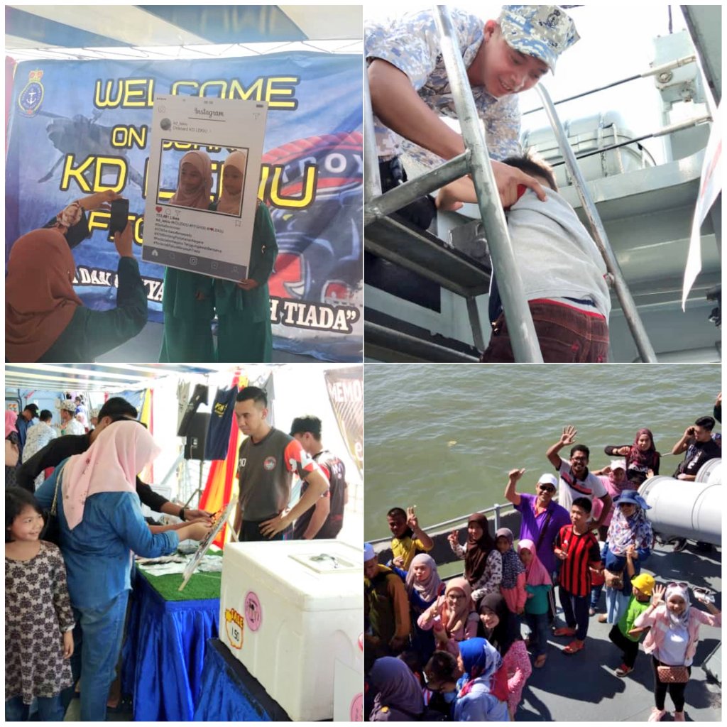 Kapal KD LEKIU kini terbuka untuk lawatan. Marilah beramai-ramai melihat Kapal Perang dan memeriahkan #Hari Terbuka Kapal di Tambatan Pangkalan Sandakan, Sabah.

<a href="/myshaifulnizam/">First Admiral Shaiful Nizam Abdul Manan</a>
<a href="/MPA_Barat/">HQ Western Fleet</a>
<a href="/tldm_rasmi/">Royal Malaysian Navy</a>
<a href="/MPA_Timur/">HQ Eastern Fleet</a>
<a href="/NavySDK/">MARKAS WILAYAH LAUT 2</a>

#ruletheship #rulethefleet #rulethesea
