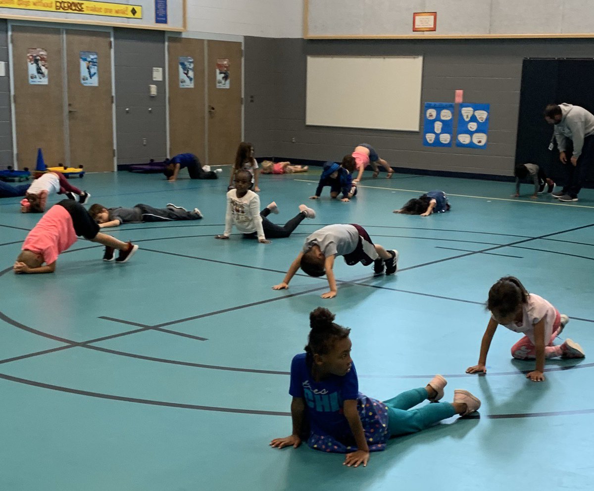 DrLCHape's tweet photo. #APE365Project2019 Multiple #jumpingjack forms, pushups & #cherrypickers. How much attention do you give to form? Little guy performing t pushups & cherry pickers said “Watch my form, PLEASE, Dr. Linda! I may need your help!” Ha! Nah, he’s got it! ❤️ my job! https://t.co/LspycU9Iyn