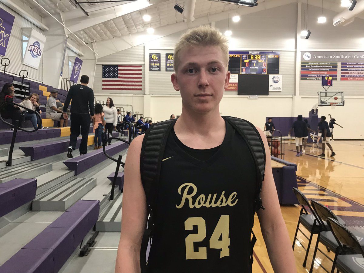 Sam Lacy scores a game high for <a href="/RouseBasketball/">Rouse Basketball</a> in a two-point loss to Dripping Springs. Lacy had 23 points with 3 3-pointers. #TexasHoopsGASO