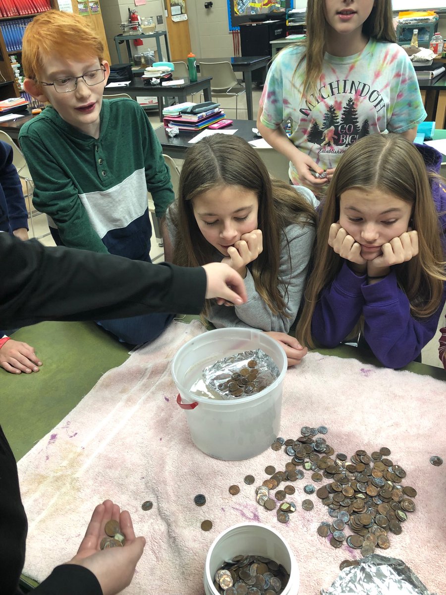 Building the best aluminum foil boat!  We count the pennies it can hold before it sinks!!