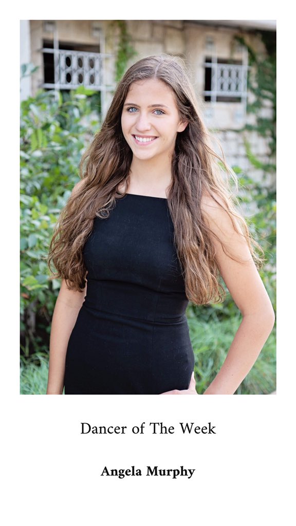 DOTW is Angela! We love the positive energy you bring to the team and you continue to amaze us everyday with your versatile dance abilities! ❤️❤️