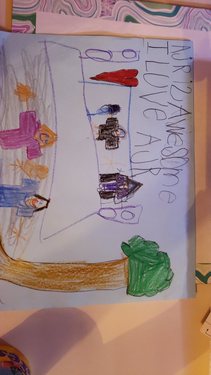Stephan88974572's tweet photo. My 5yr old made this picture today #AJR https://t.co/SWW2xPnwLw