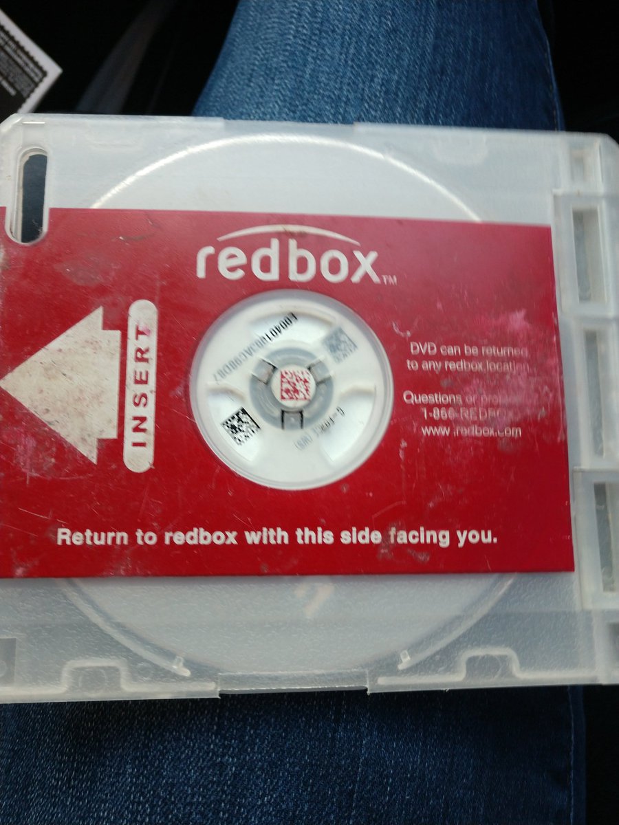 DZELT's tweet photo. @redbox found a DVD in a donated box of items, tried to return...no joy. Called - was told it wasn't one of yours.....??? Want to do the right thing https://t.co/fQTnwnSMFb