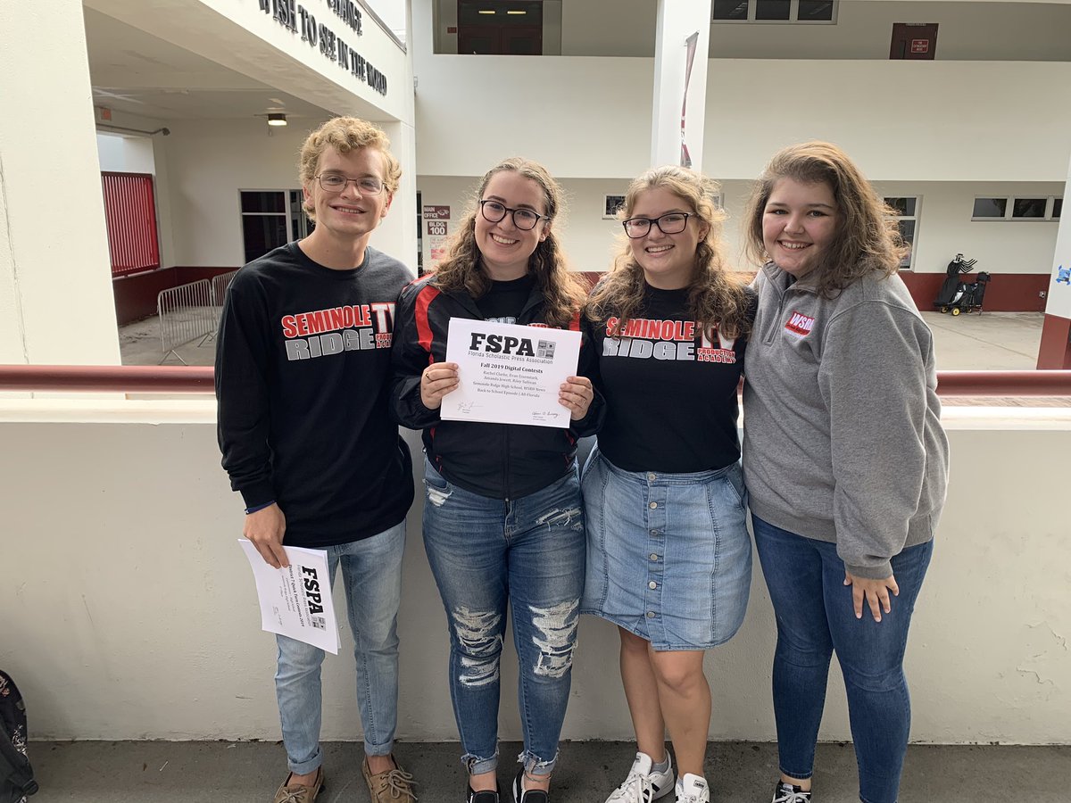 SeminoleRidgeTV's tweet photo. WSRH Extra Back To School episode earns ALL-FLORIDA! https://t.co/sye3k5y5Ld