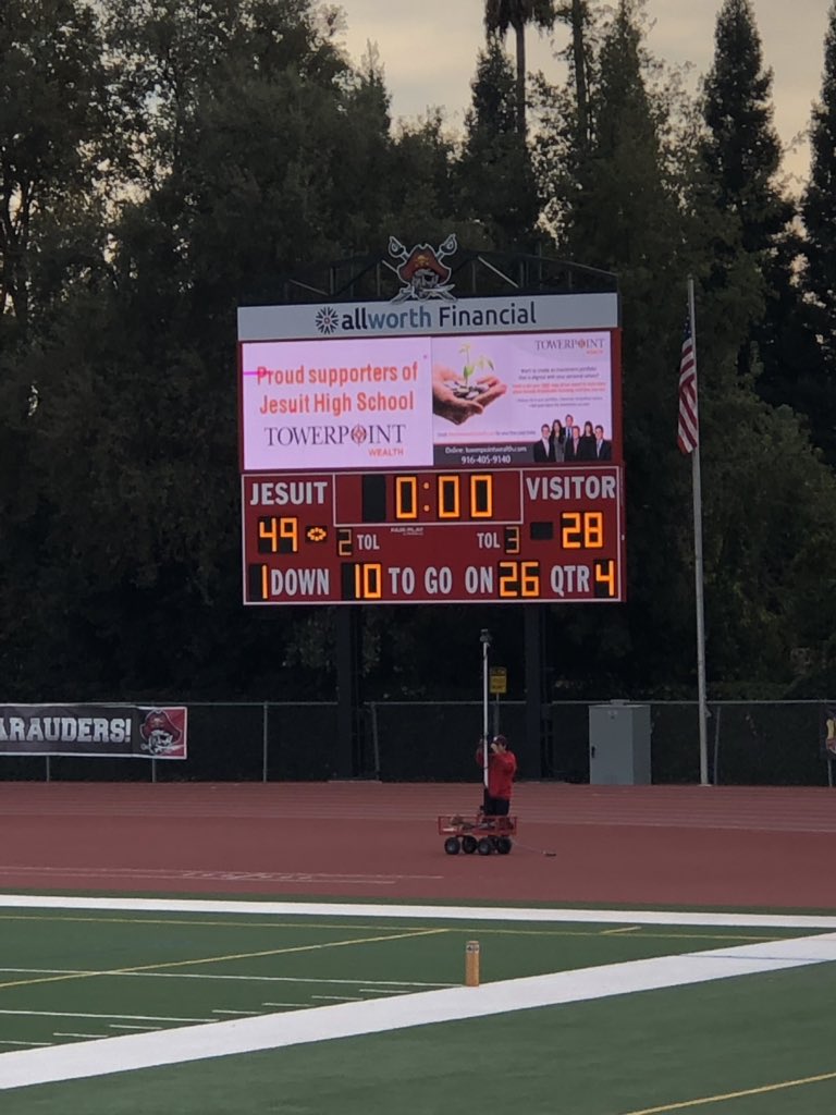 Jesuit Marauder Football (@jesuitsacfball) on Twitter photo And that’s a big ‘W’ 🏈
See you next Saturday at HOME vs Whitney
#Playoffs
<a href="/cifsjs/">CIF Sac-Joaquin Section</a> <a href="/SacBee_JoeD/">Joe Davidson</a> <a href="/JesuitHighSac/">Jesuit Sacramento</a> And that’s a big ‘W’ 🏈
See you next Saturday at HOME vs Whitney
#Playoffs
<a href="/cifsjs/">CIF Sac-Joaquin Section</a> <a href="/SacBee_JoeD/">Joe Davidson</a> <a href="/JesuitHighSac/">Jesuit Sacramento</a>