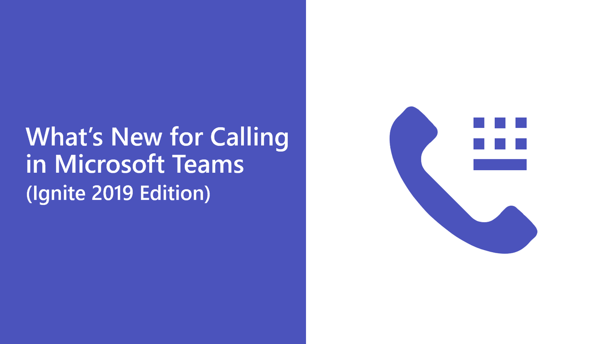 Explore all the latest and upcoming #MicrosoftTeams calling features announced at #MSIgnite: http://msft.social/TjukDR