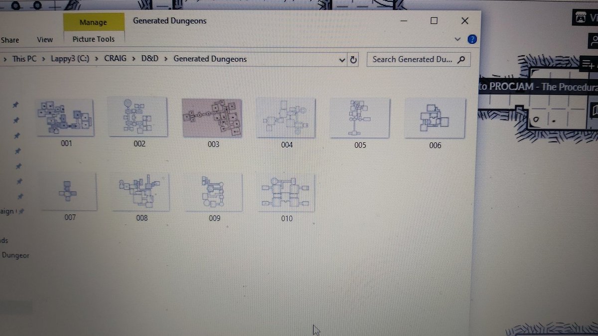 pun_masked's tweet image. Started a folder for pregen dungeons from watabou.itch.io because this tool is awesome and you never know when you'll need a dungeon on the fly! So good!
#mapping #maptools #dnd #rpg #cartography