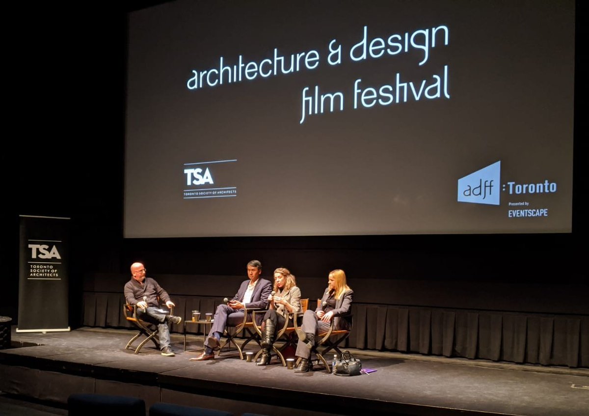 ToSoArch's tweet image. Dealing w/ the difficult but important issue of #prisondesign during our post-screening @ADFILMFEST Toronto talk w/ Edward Chan @WeAreZeidler, Rachel Fayter &amp;amp; Dr Jennifer Kilty, @uOttawa, moderated by Peter Sobchak @Building_mag @cdninteriors