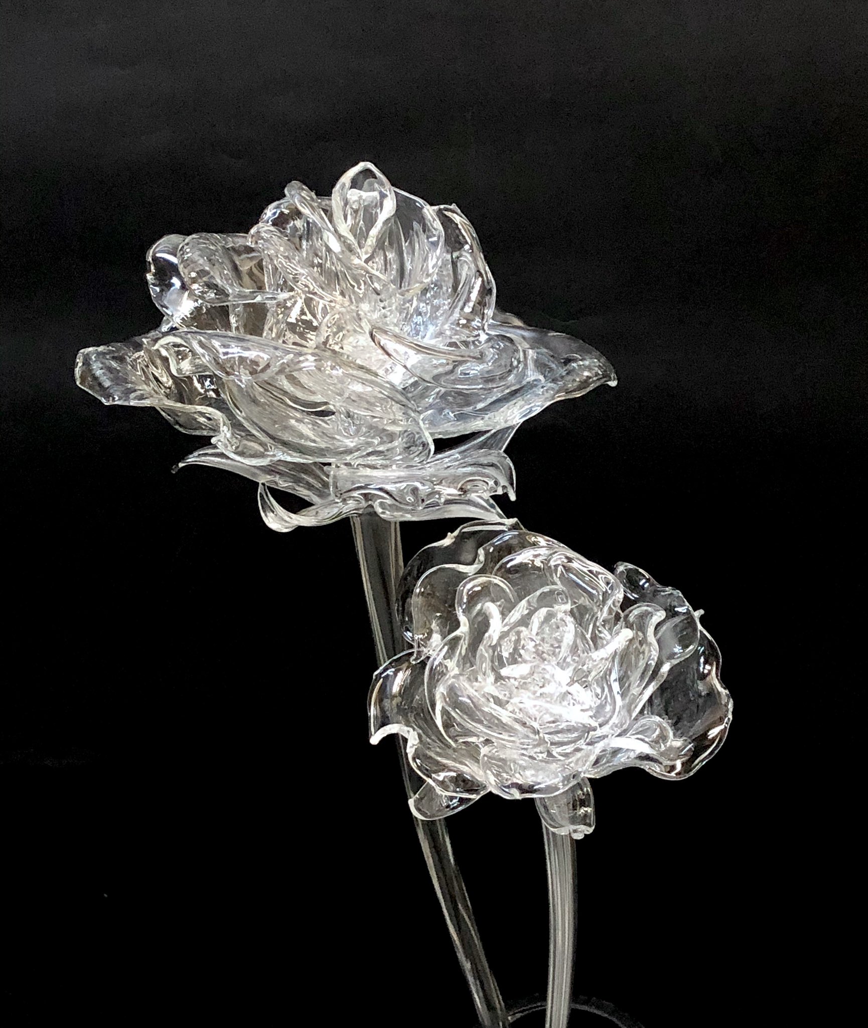 Utsusemi_Glass Sculpture в X: „薔薇をリニューアルするよ。⑬