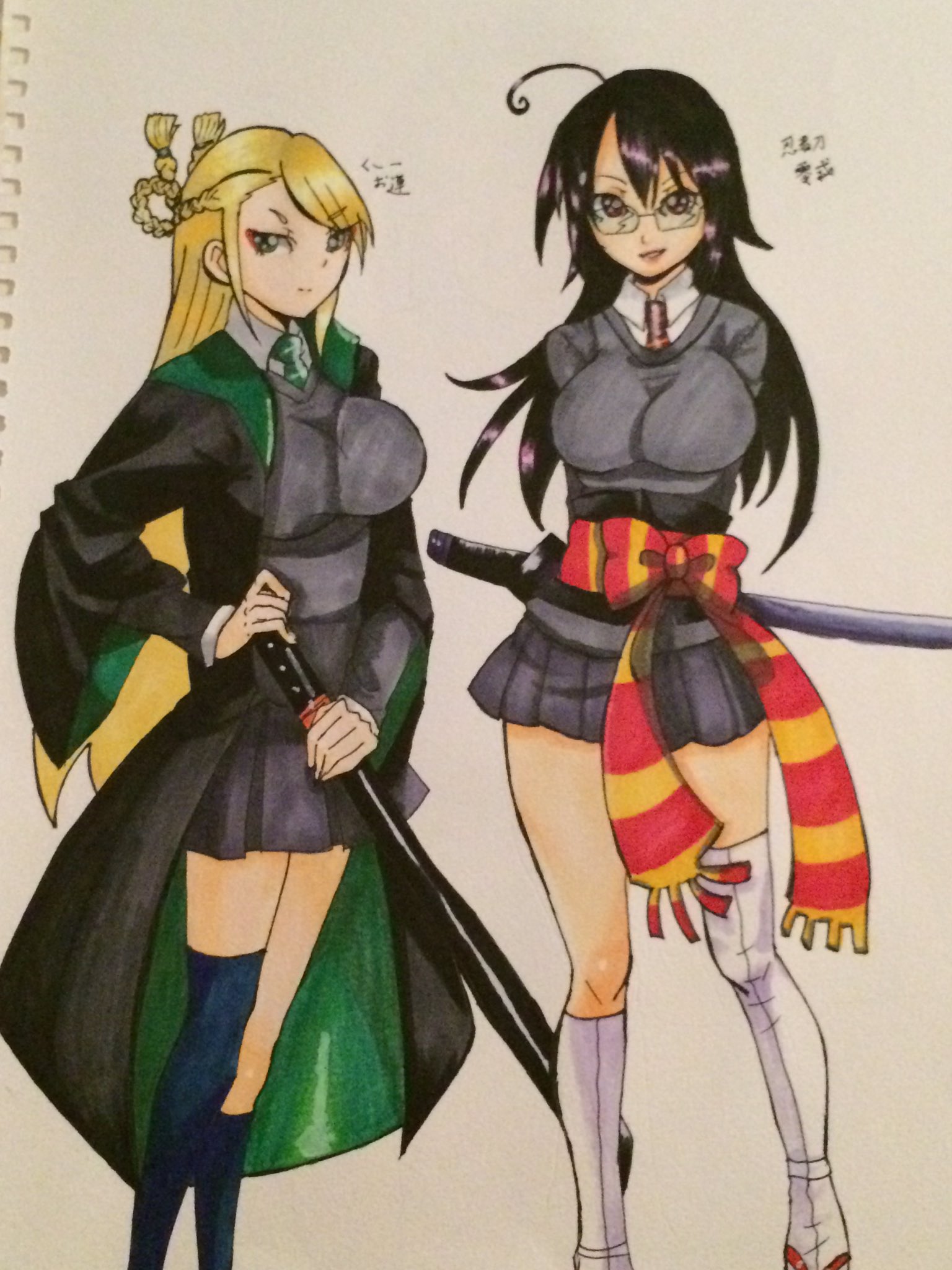 ট ইট র サンギナリアカナデンシス ハリーポッター ドラコマルフォイ Copic 女体化 アナログイラスト Ilustracion ট ইট র サンギナリアカナデンシス ハリーポッター ドラコマルフォイ Copic 女体化 アナログイラスト Ilustracion