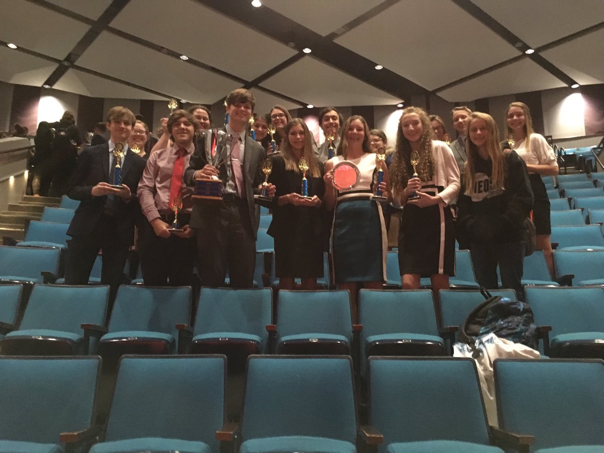 debateeducator's tweet image. Congratulations to the Novice Speech and Debate Squad for placing 1st out of 22 schools at the Rockhurst Tournament.