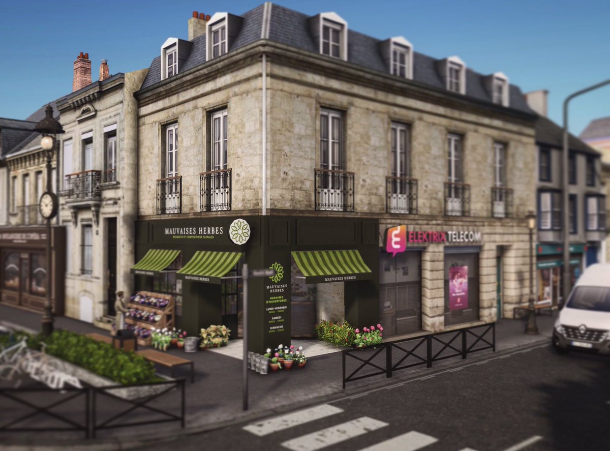 gruny's tweet image. One building and the choice between 4 different shops! Thiers Corner #2 is available! 
📦 steamcommunity.com/sharedfiles/fi…
@Cities_PDX #CitiesSkylines