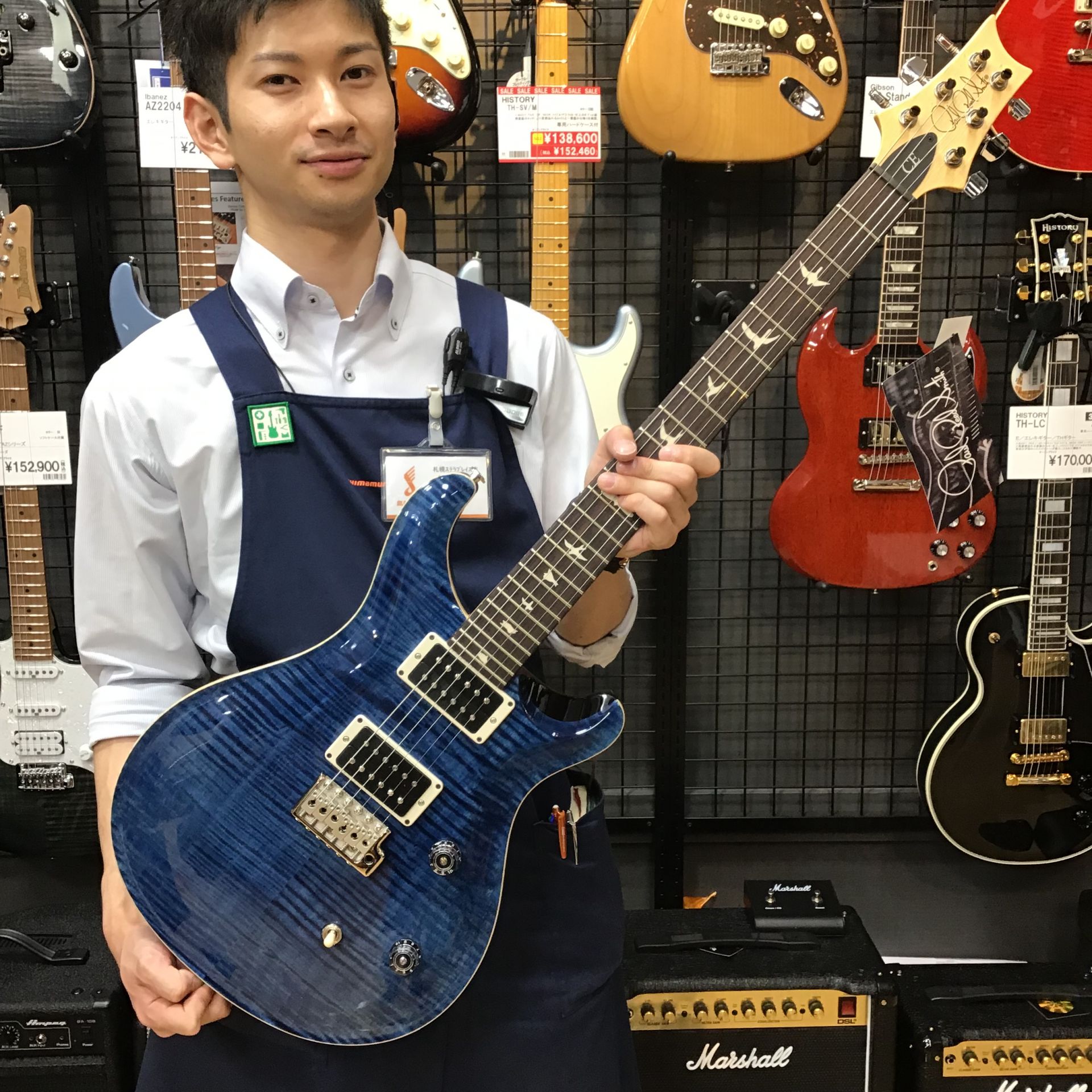 島村楽器 いい蒼 いい色 かっこいいヽ ﾉ エレキギター新着入荷情報 Paul Reed Smith Ce24 Gloss Wb 特別価格 札幌ステラプレイス店 店舗情報 島村楽器 T Co Cjyuosap T Co Td3zpunmkq Twitter