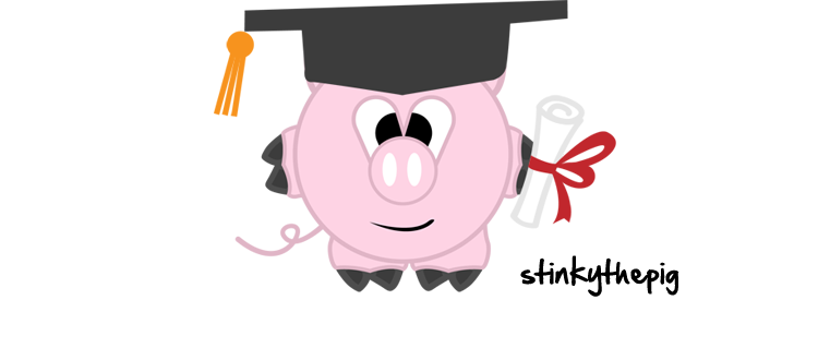 stinkythepig's tweet photo. Stinky the Graduate #Bully #Bullying #Class2c #Dreams https://t.co/pvRqq9b5Qi https://t.co/GPJXVuP4cd