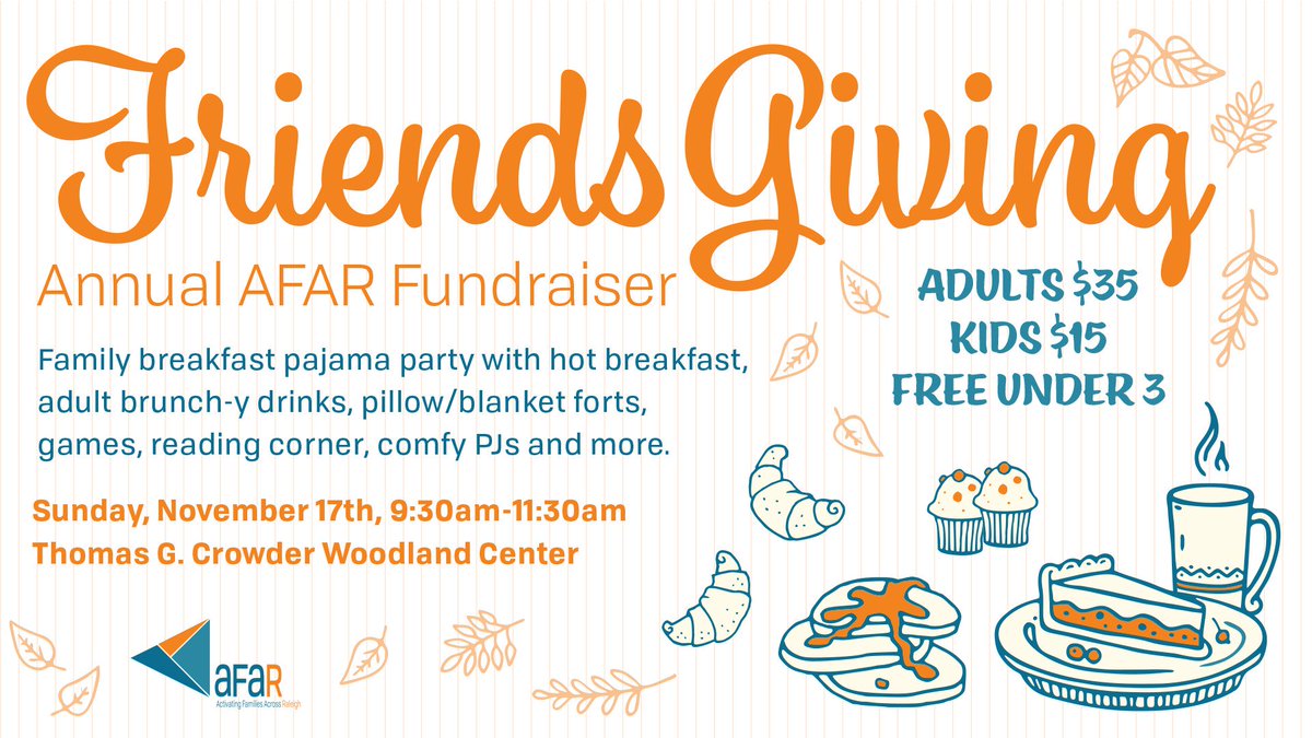 AFARaleigh919's tweet photo. AFAR FriendsGIVING- join us on Sunday! - https://t.co/RzhfwXFF0D https://t.co/c92bML750D