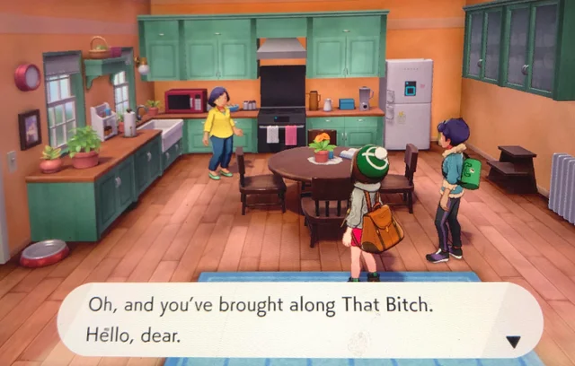 PokeShidoriYT's tweet photo. I didn’t expect Hop's mom to be so rude
#PokemonSwordSheild https://t.co/CvOAJYH58z