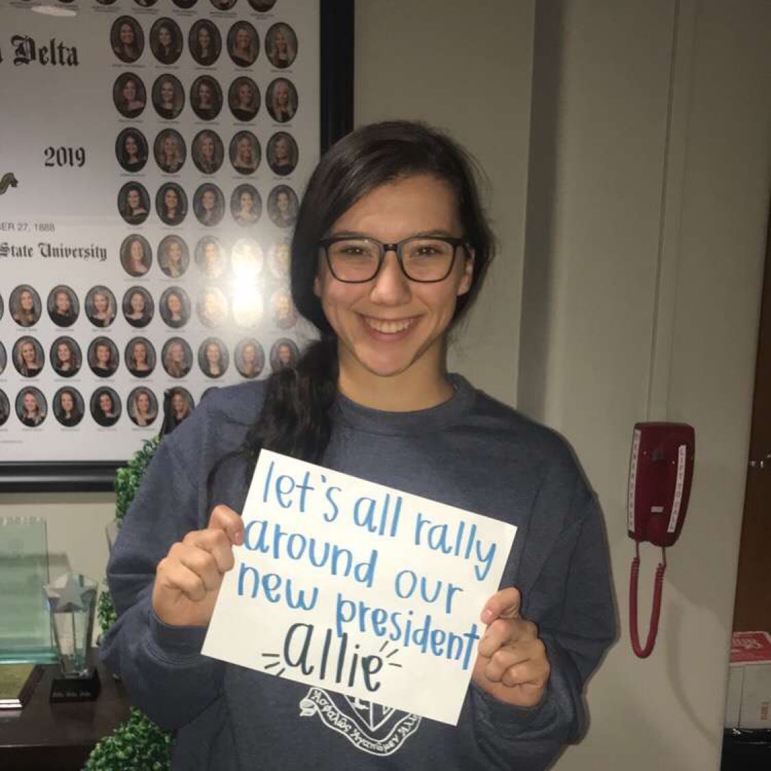 A huge congratulations to our phenomenal sweetheart <a href="/alliehammack/">Allie🪩</a> for becoming president of <a href="/TriDeltaSEMO/">SEMO Tri Delta</a>! We can’t wait to see what fantastic things you’ll do as president.