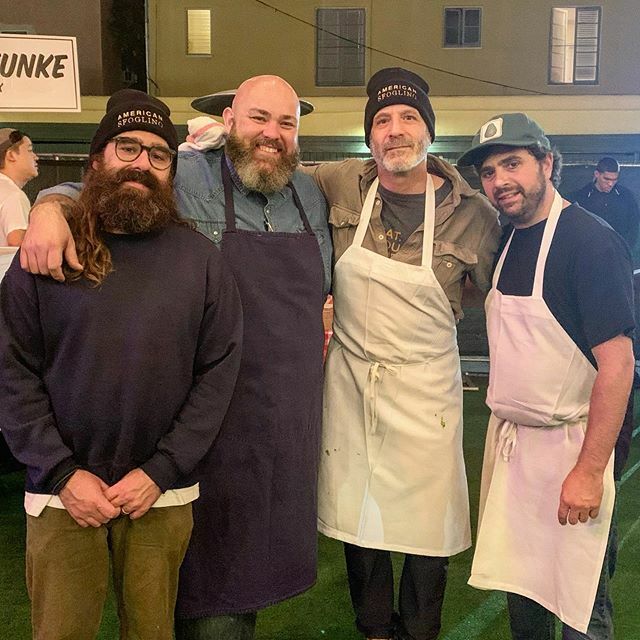 marcvetri's tweet photo. Getting ready to start the ultimate pasta backyard party @jonandvinnydelivery in celebration of @evanfunke new book!!! Honored to be here cooking with him! 🙏 ❤️ #fuckyourpastamachine https://t.co/4KuEkhyspG
