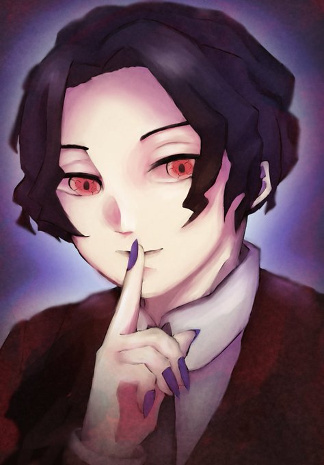 きぬかさんがTwitterに投稿した鬼舞辻無惨(鬼滅の刃)のイラスト。