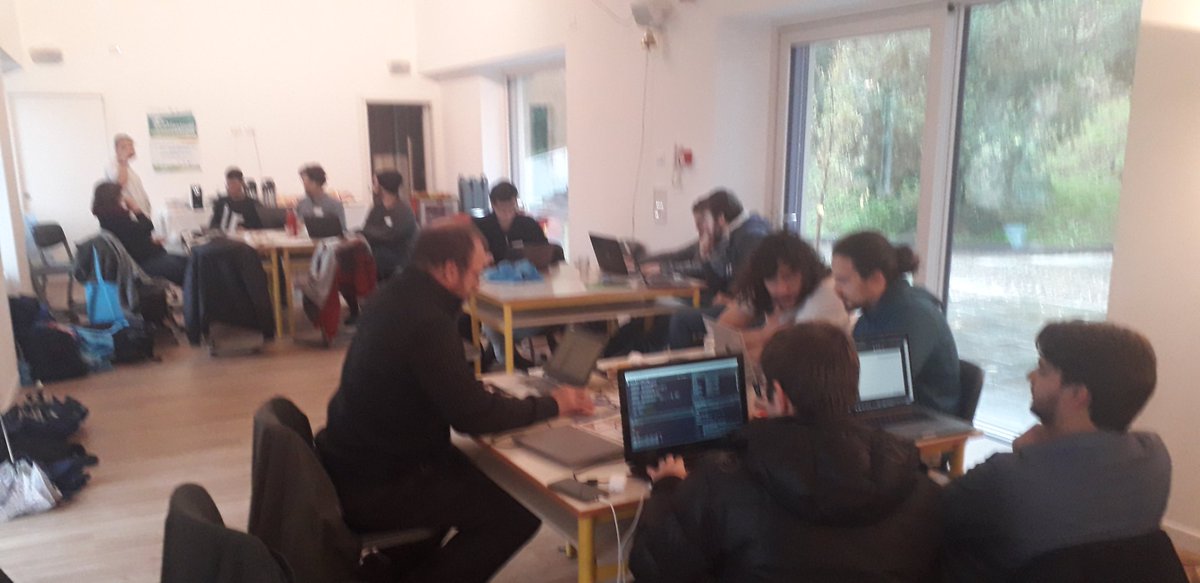RutgerDankers's tweet image. A rainy day in #Rovereto but our participants are already (or still?) working on their challenges #hackforthefuture #C3S