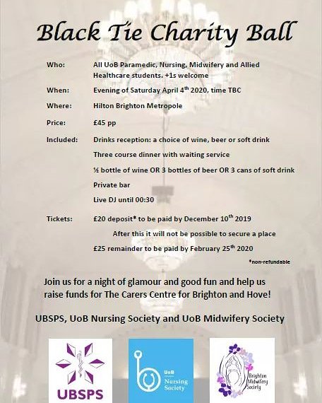 BrightonMidwiferySoc (@bmidwiferysoc) on Twitter photo Big news 📰🍾🥂 we are co-hosting a Black Tie Charity Ball with <a href="/BrightonParaSoc/">Brighton Para Soc</a> and @nursing_uob - get your tickets here: brightonsu.com/events/11588/4… Big news 📰🍾🥂 we are co-hosting a Black Tie Charity Ball with <a href="/BrightonParaSoc/">Brighton Para Soc</a> and @nursing_uob - get your tickets here: brightonsu.com/events/11588/4…