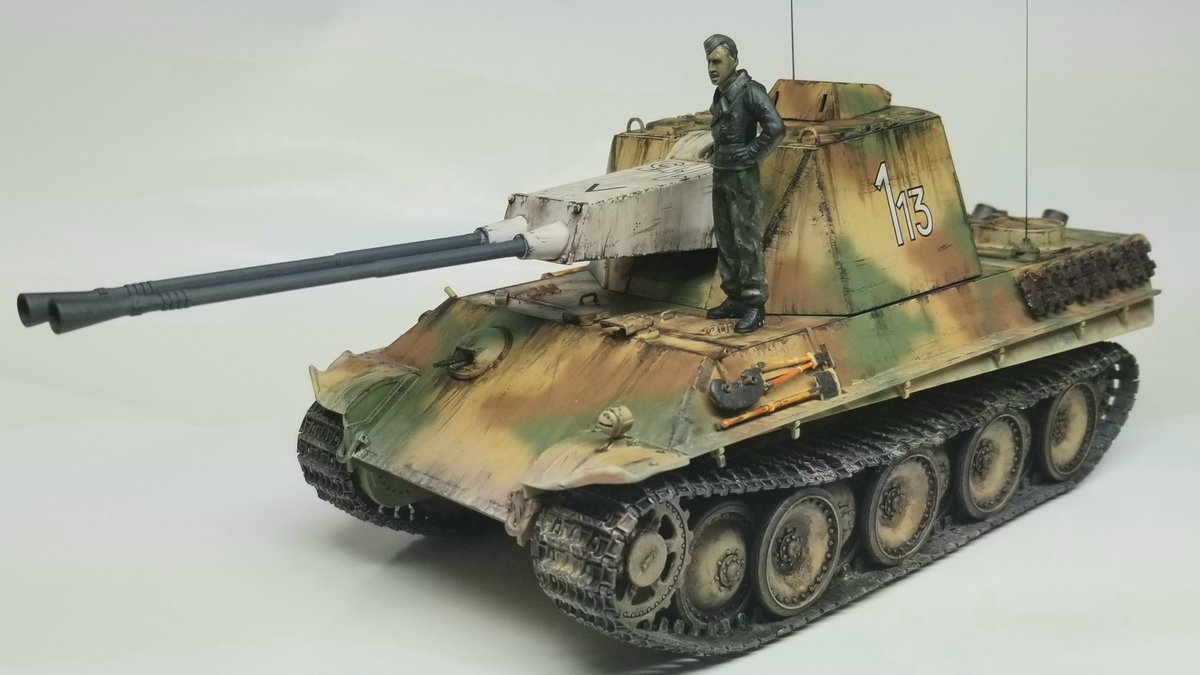 1/35、ドイツ陸軍対空戦車ケーリアン（5.5cmGerät58搭載型）完成です