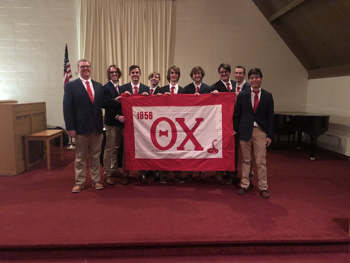 Tonight we initiated 9 men into our fraternity. We welcome them and are excited to see what the future will bring! 🐍