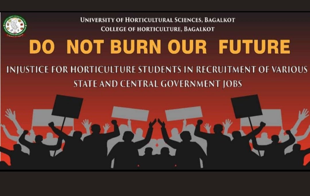 VinodChavank's tweet photo. There should be no partialities btwn Agriculture and Horticulture graduates All farm science courses have equal value so consider Horticulture graduates to all the farm science jobs of Central and state govt #justiceforhorticulture
@PMOIndia @CMofKarnataka @siddaramaiah @AgriGoI https://t.co/MzKYViFXH1