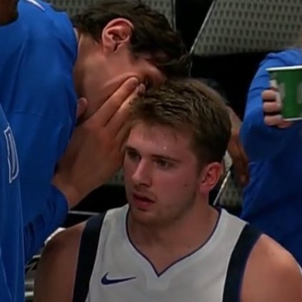 dallasmavs's tweet image. Pssssst, guess who's averaging 30 points, 11 rebounds, and 10 assists per game this month?