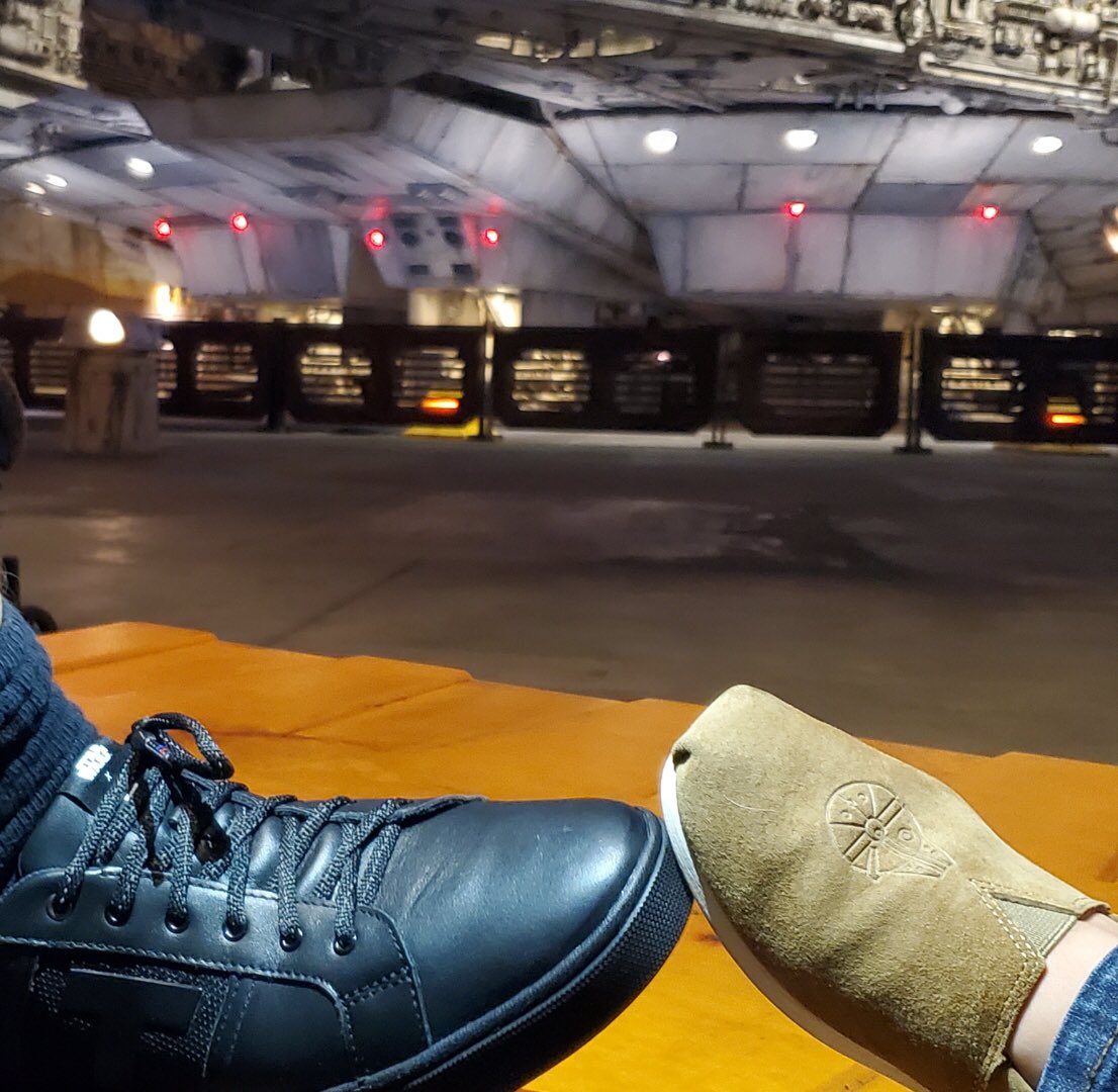 Big thanks to <a href="/TOMS/">TOMS</a> for sending us two great pieces from their second collection of #StarWars shoes! We are now balanced in the Force. You can order your own here: toms.com/star-wars