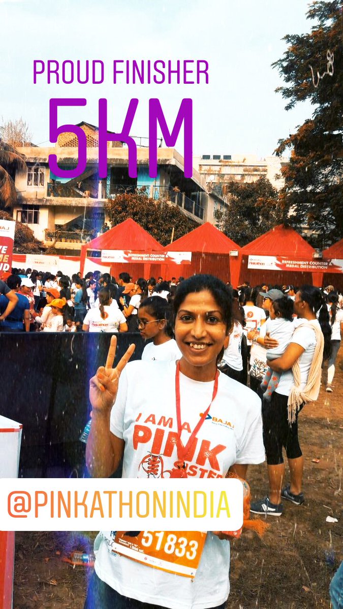 styleovercoffee's tweet photo. So happy and proud to have successfully finished the 5KM @PinkathonIndia run today in #Guwahati! 🙂Next goal 10 KM!👊 #fitness #healthyliving #PINKATHON2019 #styleovercoffee https://t.co/jG3xjzIoDf