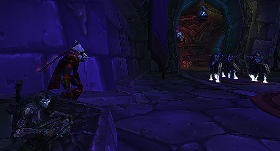 deaddorgen's tweet photo. Took a moment to wander the halls of Acherus tonight, happened to cross paths with madam Paege Racenswood-Gladwynn and sir Sejì. Had quite the interesting topics to discuss, I have much to ponder tonight. 

#WorldOfWarcraft #Warcraft #deathknight #Acherus https://t.co/t2zLjNqHAy