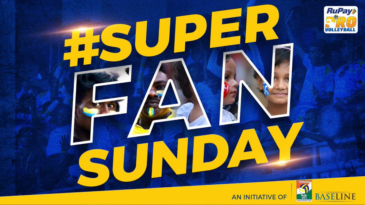What’s a SUNDAY without our #superfans 
#ThrillKaCall #RuPayPVL