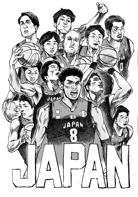 日本のバスケの成長期に連載できてよかった!これまでも応援イラスト描かせていただきました!
@wacchi1013 @rui_8mura @shinoyama7 @babaseyo @dydk24 @kosuke_10 #AKATSUKIFIVE 