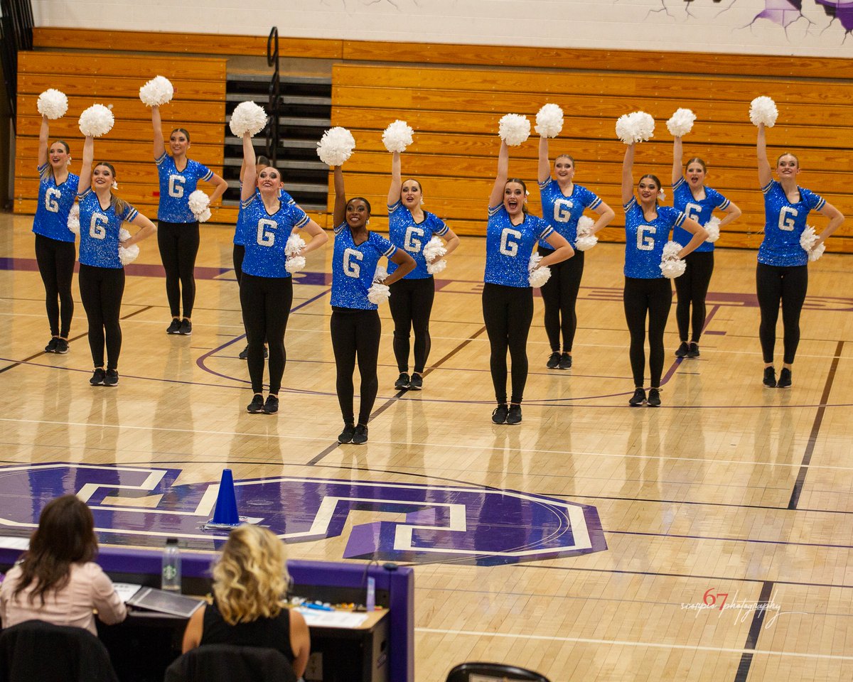 Scorpio67Photo's tweet photo. Shout out to @GHSpoms taking home 1st Place in Varsity Game Day @NDAupdates Denver tonight!  You ladies KILLED it!

#theworkisworthit #foreverafan #GameDay https://t.co/dMuTSMwCU9