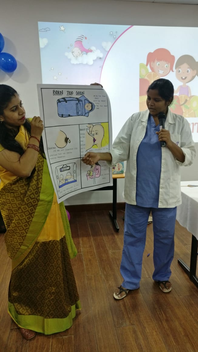 CloudnineCare's tweet image. Congratulations Rajeshwari, OT Nurse, Cloudnine Hospitals, on winning our poster competition organised to celebrate #WorldPrematurityDay! 
Thank you for your session on the best practices to take care of #preemiebabies. :) 
#CloudnineHospitals #WorldPrematurityDay2019