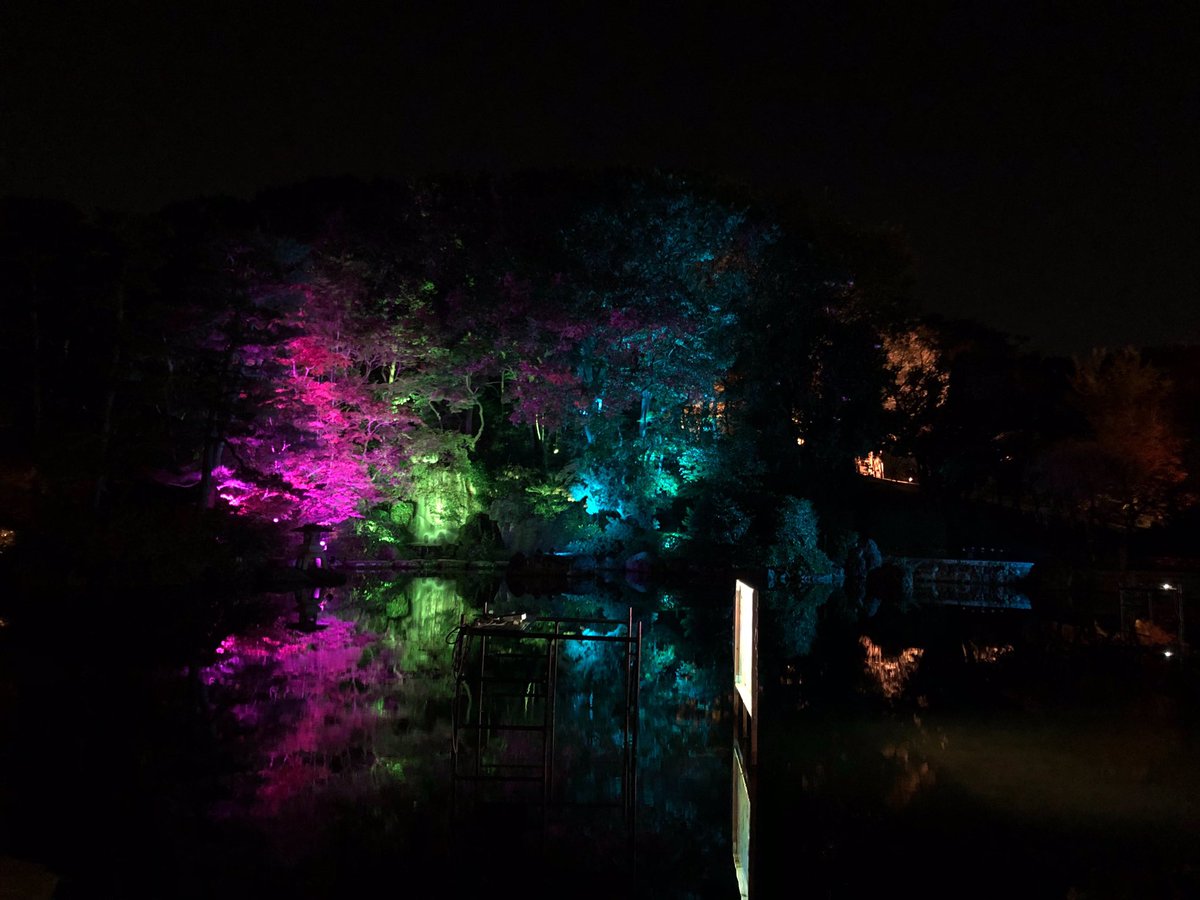 tech_tech2019's tweet image. コンテンツ紹介④
対岸の照明を「温度」と「距離」で操作できます💡
とっても綺麗ですよ〜✨