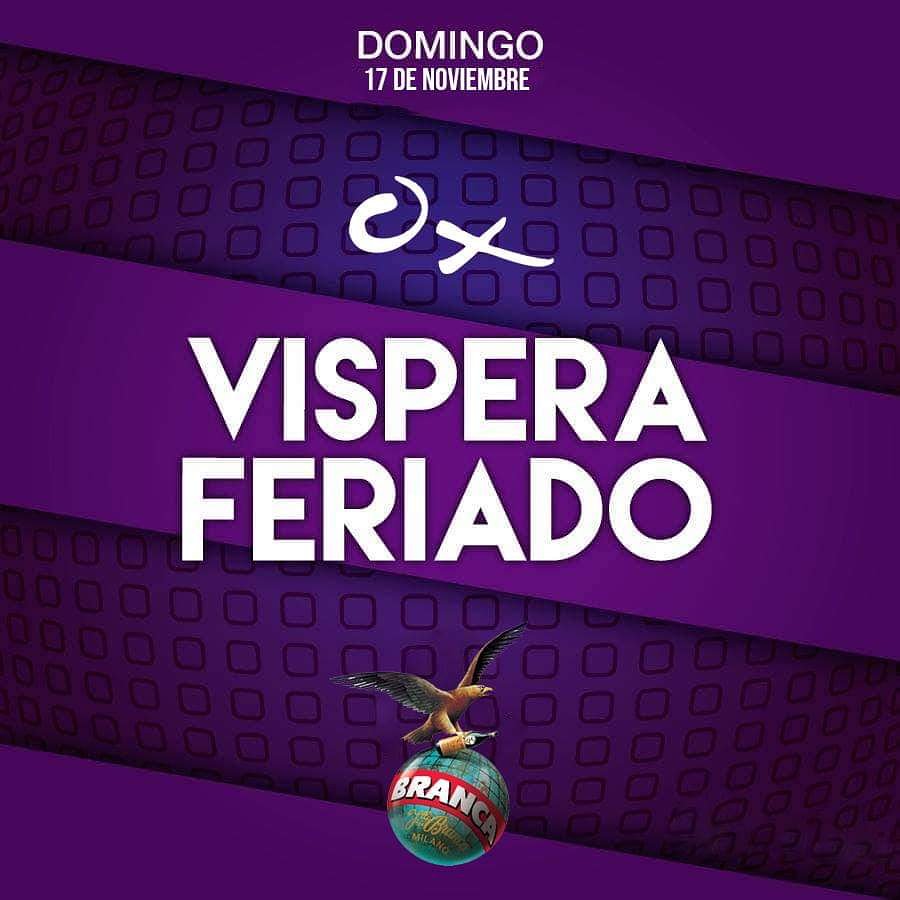 Domingo Ox Vispera de Feriado No podés quedarte afuera de #HistoriasÚnicas 
✓ Vas a ser parte de la historia de Fernet Branca.