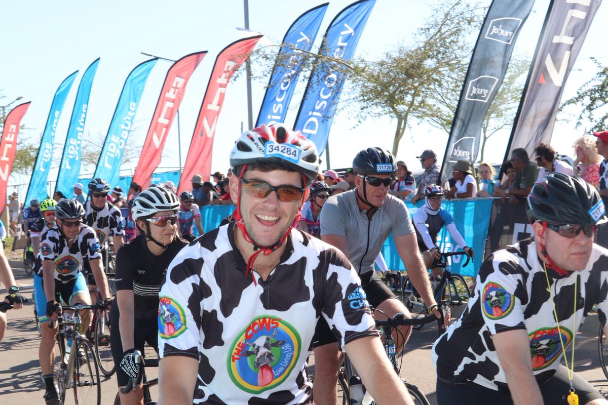 And the charities are on the mooove. #RideJoburg #Move20More