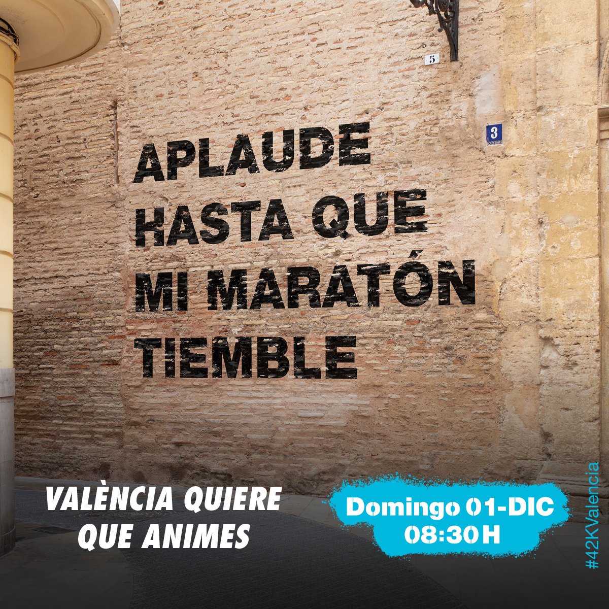 Si este año no corres, tienes dos semanas para entrenar tus mejores aplausos. ¡Nos vemos el día 1 de diciembre en las calles de Valencia!