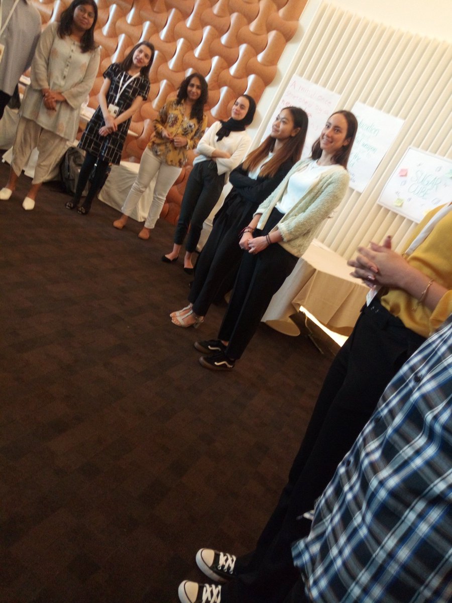 beethelighted's tweet photo. A great way of reviving learners' consciousness after being taught is introducing an Icebreaker. @taticardinali leads the learners through a session called STEPPING WITH ME. It was really an exciting moment.
@WISE_Tweets
#WISE19
#Doha
#Qatar
#TiCNetworkatWISE19 https://t.co/L8H83omYI9