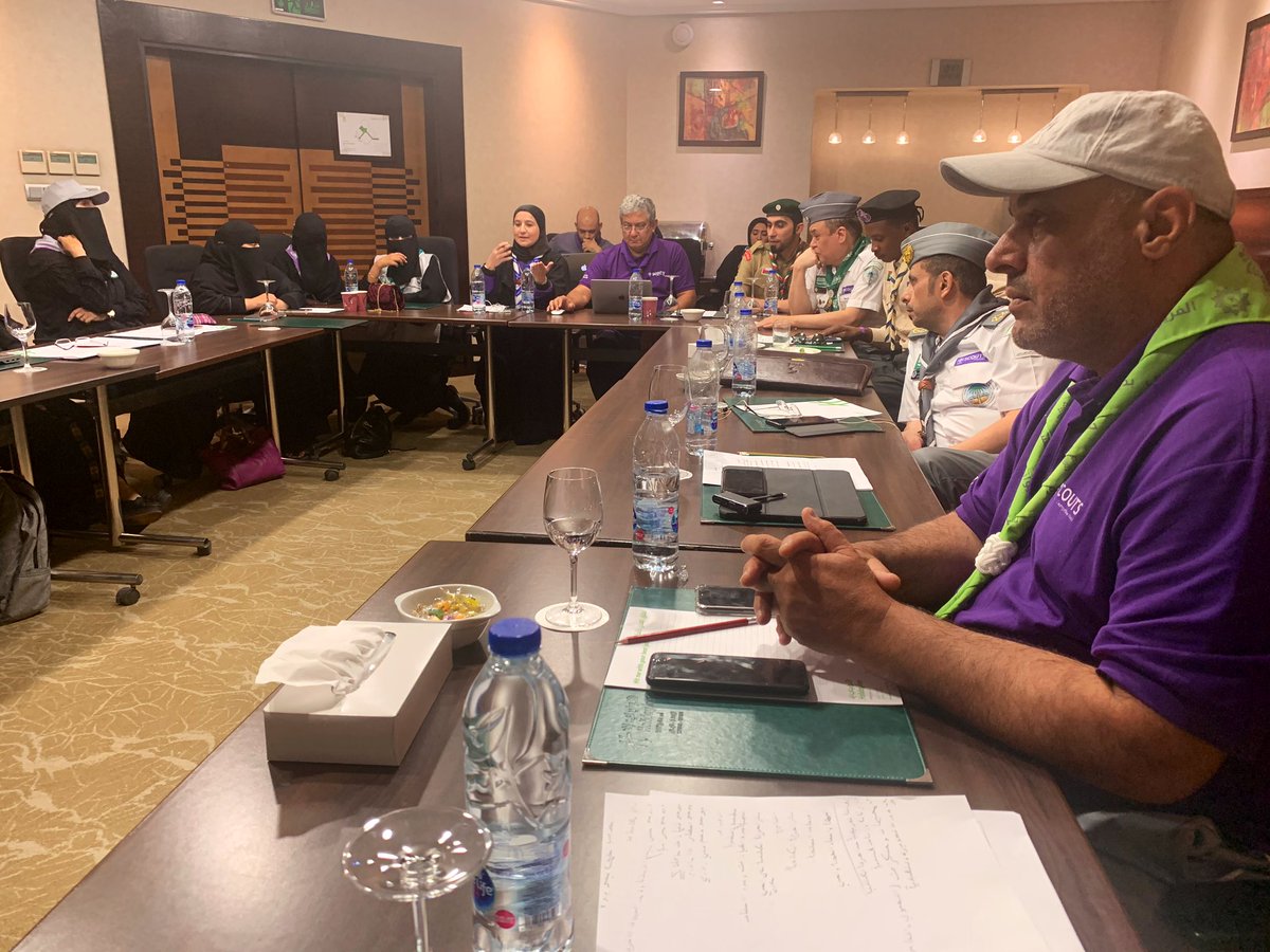 ورشة العمل الكشفية العربية حول التربية الكشفية للفتية والفتيات
بإشراف المكتب الكشفي العالمي
واستضافة جمعية الكشافة العربية السعودية 
#scouts