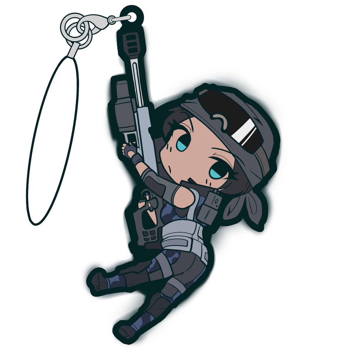 #R6S 
#レインボーシックスシージ 
つままれストラップ風のKALI&WAMAI
やっちゃえUBI🥺 