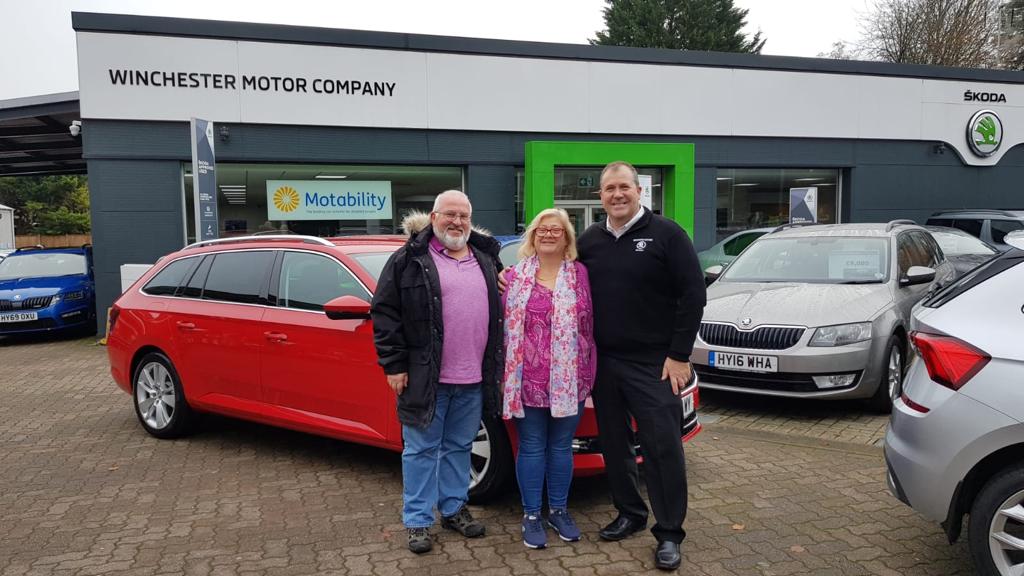 Winchester Skoda on Twitter "With thanks to Mr and Mrs Boutwood for
